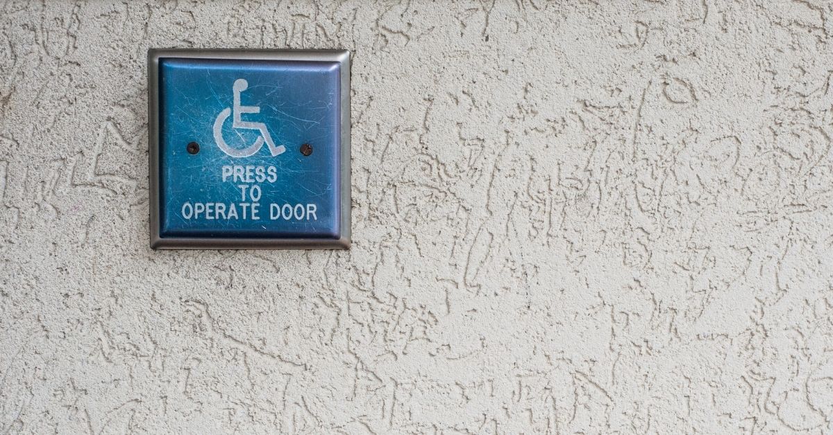 Easy way to handicap door opener installation